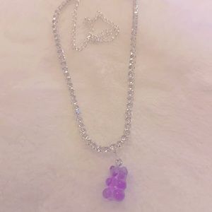 Gummy Bear Charm Necklace